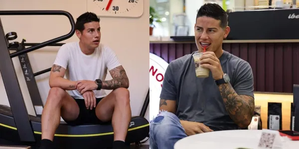 James Rodríguez sin nada de fútbol por ahora y se enfoca en los negocios en Colombia.