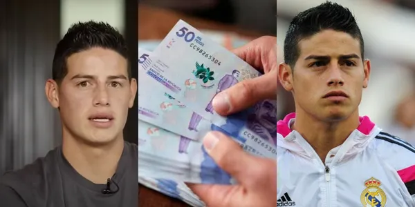 James Rodríguez ganará $300 mil pesos en su nuevo equipo.