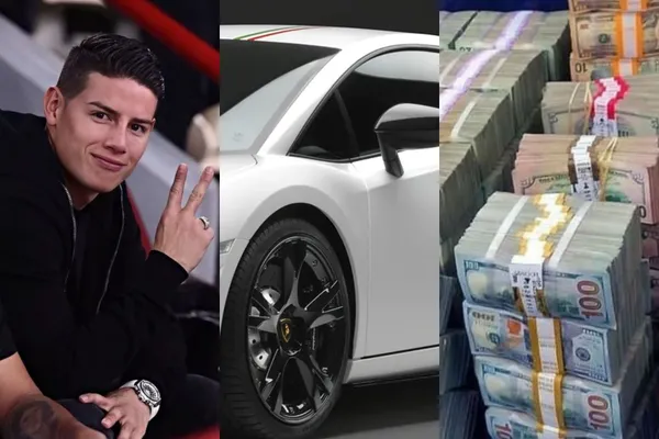 James Rodríguez ha manejado autos de todas las gamas, el 10 de la Selección Colombia incluso llegó a ser multado una vez en España.