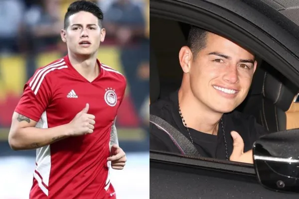 James Rodríguez ha militado en varios equipos de Europa donde habría ganado varios millones de euros y mira el modesto carro que tuvo