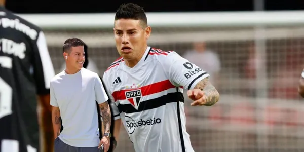 James Rodríguez ha sido criticado por la prensa de Brasil.