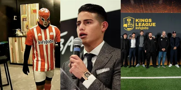 James Rodríguez ha sido tentado para jugar la Kings League con el equipo Los Troncos FC.