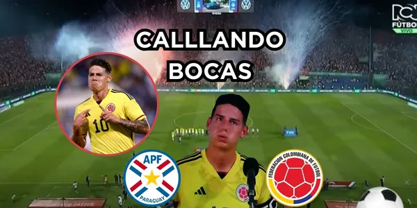 James Rodríguez habló luego de la victoria de Colombia contra Paraguay.
