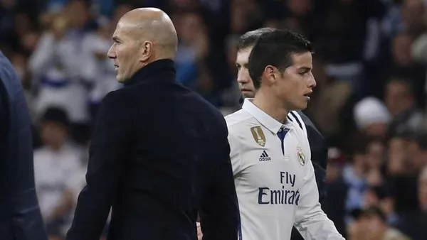 James Rodríguez habló sobre Zinedine Zidane y como lo marcó en su vida el DT del Real Madrid.