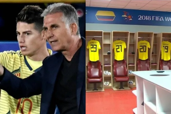 James Rodríguez habría entrado con la cabeza caliente a los camerinos luego de la goleada de Uruguay a Colombia