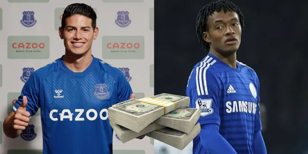 James Rodríguez hizo noticia en Inglaterra pero está entre los últimos de la lista de los más costosos que llegaron a la Premier League.