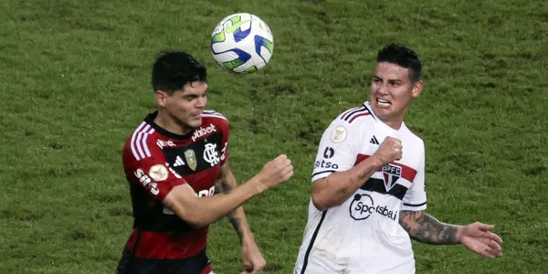 James Rodríguez jugando con el Sao Paulo de Brasil. Foto tomada de Diario Marca.