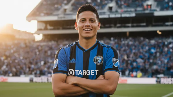 James Rodríguez jugará en el Minnesota United - Imagen creada con IA