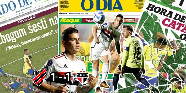 James Rodríguez jugó 16 minutos en el partido entre Sao Paulo y el Club Athletico Paranaense.