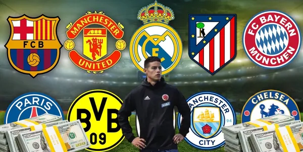 James Rodríguez la pasa muy mal en la actualidad y no consigue equipo.