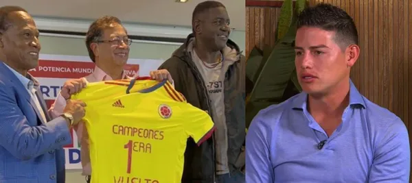 James Rodríguez le dio un sablazo al presidente Gustavo Petro
