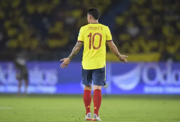 James Rodríguez le envió un mensaje a todo el país luego del partido contra los guaraníes.