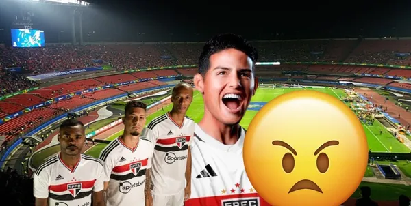 James Rodríguez le quitaría el puesto a un jugador del São Paulo de Brasil.