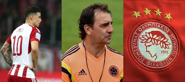 James Rodríguez llegó esta temporada al club de Grecia tras su salida de Al Rayyan de Catar