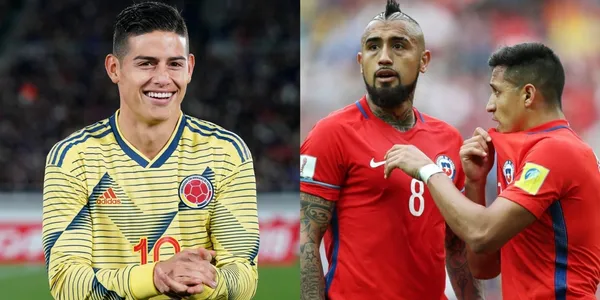 James Rodríguez mete miedo en la selección chilena y mira lo que hizo que ha provocado la reacción masiva del cuadro de la Estrella Solitaria