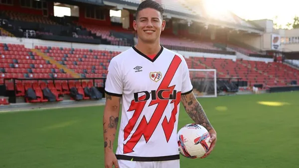James Rodríguez no estaría pasando por un buen momento en el Rayo Vallecano. Foto: Instagram