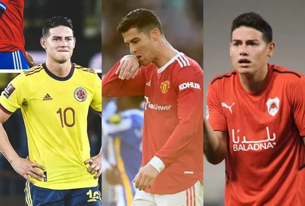 James Rodríguez pasa por una mala situación en el fútbol y ese problema del cucuteño ha alcanzado a su amigo Cristiano Ronaldo.