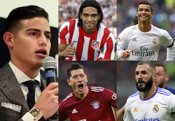 James Rodríguez pese a que está en un mal momento deportivo es un jugador que ha estado rodeado en su carrera de grandes cracks.