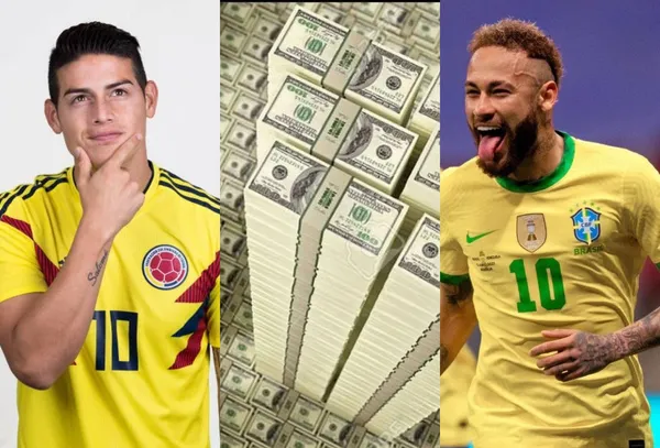 James Rodríguez pese a que vive un duro momento en su carrera, eso no ha sido problema para que su bienestar económico esté asegurado a sus 31 años de edad, al mejor estilo de Neymar.