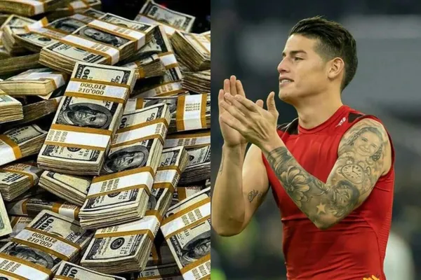 James Rodríguez en pocos años ha tenido una devaluación de su valor de mercado de manera insólita.