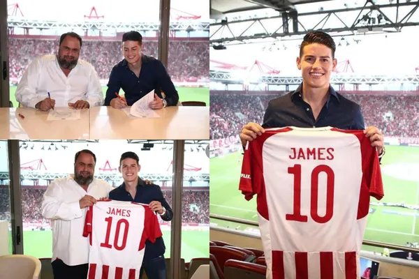 James Rodríguez para poder llegar al Olympiacos fue ayudado por un personaje clave.