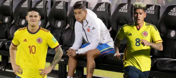 James Rodríguez podría estar en el banco de suplentes ante Brasil
