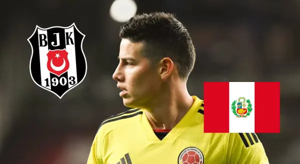 James Rodríguez podría llegar con un peruano en Besiktas.