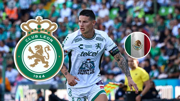 James Rodríguez pone en vilo a todos en León, esta es la razón Foto: Pexels, Escudoteca y James Rodríguez