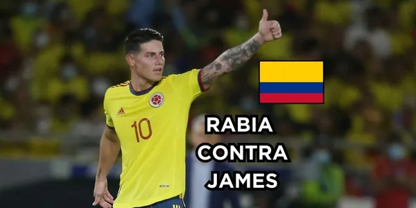 James Rodríguez recibe un inesperado mensaje de apoyo en Colombia.