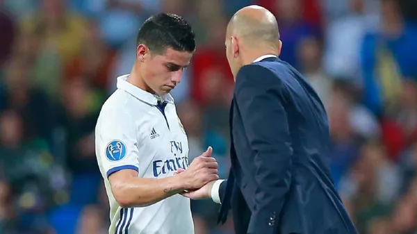 James Rodríguez recibe un nuevo golpe bajo de Zinedine Zidane aunque el Real Madrid sea de su pasado