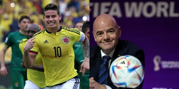 James Rodríguez recibió un importante gesto por parte de la FIFA.