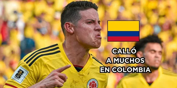 James Rodríguez recibió un inesperado mensaje de apoyo en Colombia antes de viajar a Ecuador.