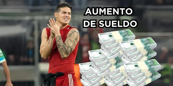 James Rodríguez recibirá un aumento de sueldo en el Sao Paulo de Brasil.