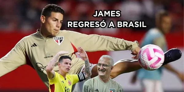 James Rodríguez regresó al Sao Paulo de Brasil.