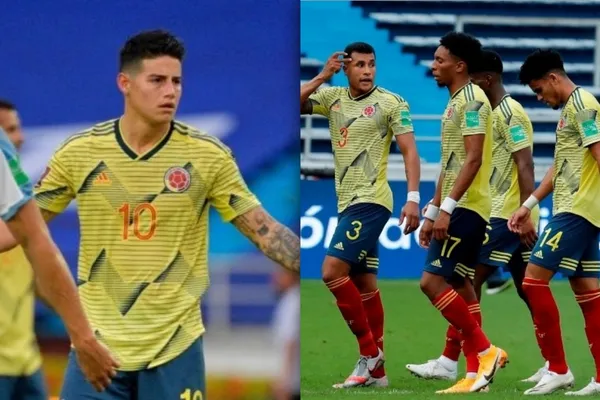 James Rodríguez no rinde en la Selección Colombiana como en Everton y los compañeros tendrían una gran responsabilidad.