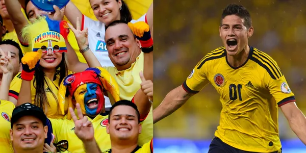 James Rodríguez sabe que la Selección Colombiana se juega todo ante Ecuador y les mandó un regalo a los hinchas.