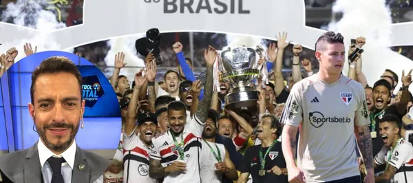 James Rodríguez salió campeón con Sao Paulo en la Copa de Brasil ante Flamengo