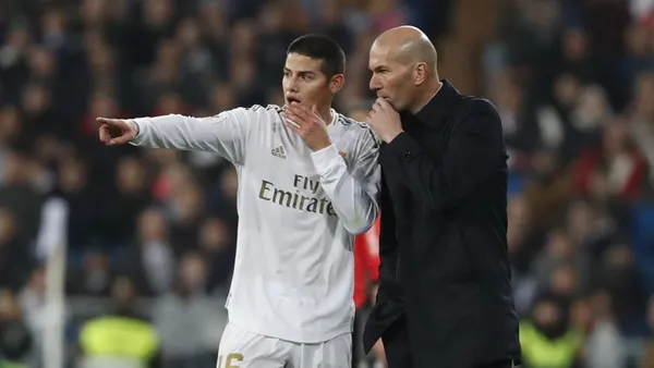 James Rodríguez se compara con Zidane y enciende la polémica.