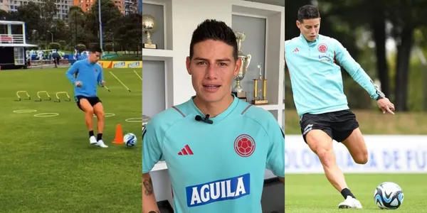 James Rodríguez se encuentra en Bogotá.