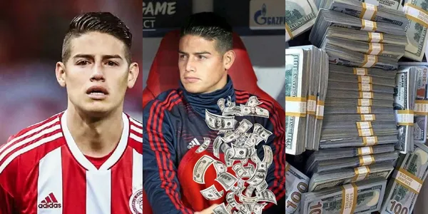 James Rodríguez se fue del Olympiacos de Grecia.