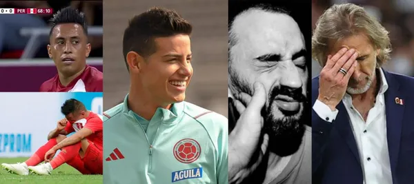 James Rodríguez no se guardó nada y apuntó contra la selección de Perú quien fracasó con Gareca