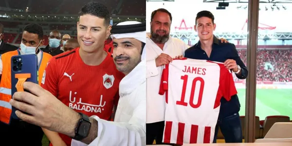 James Rodríguez se podría marchar del Olympiacos de Grecia.