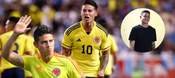 James Rodríguez se unió a la concentración de la selección Colombia