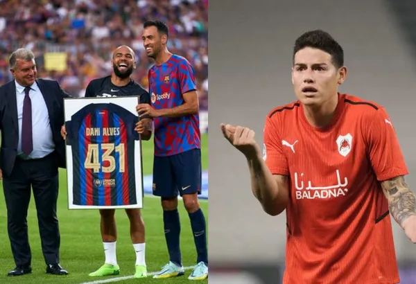 James Rodríguez sigue con muchas incógnitas en Qatar y en paralelo debería aprender de lo que hacen jugadores como Dani Alves.