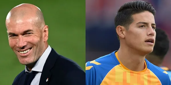 James Rodríguez sigue siendo noticia en España, pese a que ya no está en el Real Madrid, y mira lo que dicen de porque fracasó con Zidane