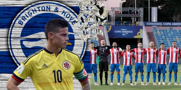 James Rodríguez suena para el Brighton de Inglaterra; pero un paraguayo puede truncar esa negociación.