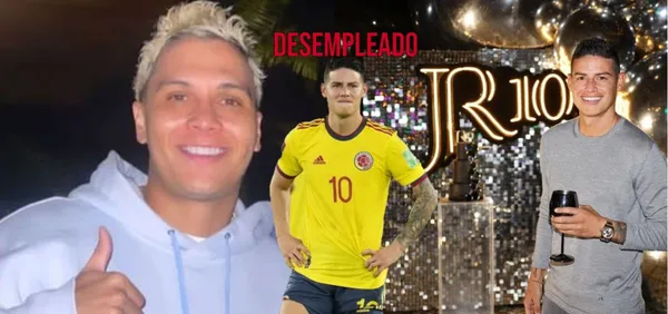 James Rodríguez no tiene empleo y ahora se dio tremenda fiesta en compañía de Juanfer Quintero