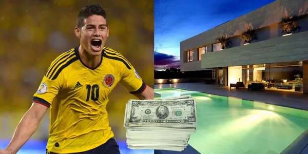 James Rodríguez tiene una mansión que está ubicada en Madrid y que está valuada en millones de dólares.