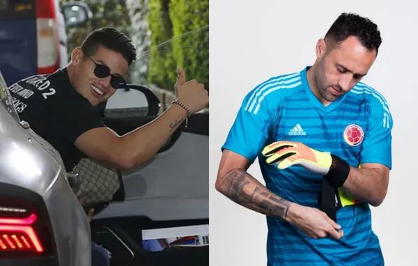 James Rodríguez tiene unos impresionantes gustos en temas de automóviles, caso contrario a David Ospina.
