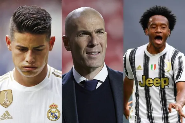 James Rodríguez no tuvo una buena relación con el entrenador francés en el Real Madrid lo que derivó en su salida del club merengue.